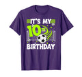 10Th Soccer Birthday Party 10 Year Old T-Shirt - Novelty Apparel Men Women - T-Shirt, Sweatshirt, Hoodie