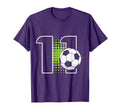 11Th Birthday Soccer Player Football 11 T-Shirt - Trendy Graphic Men Women - T-Shirt, Sweatshirt, Hoodie