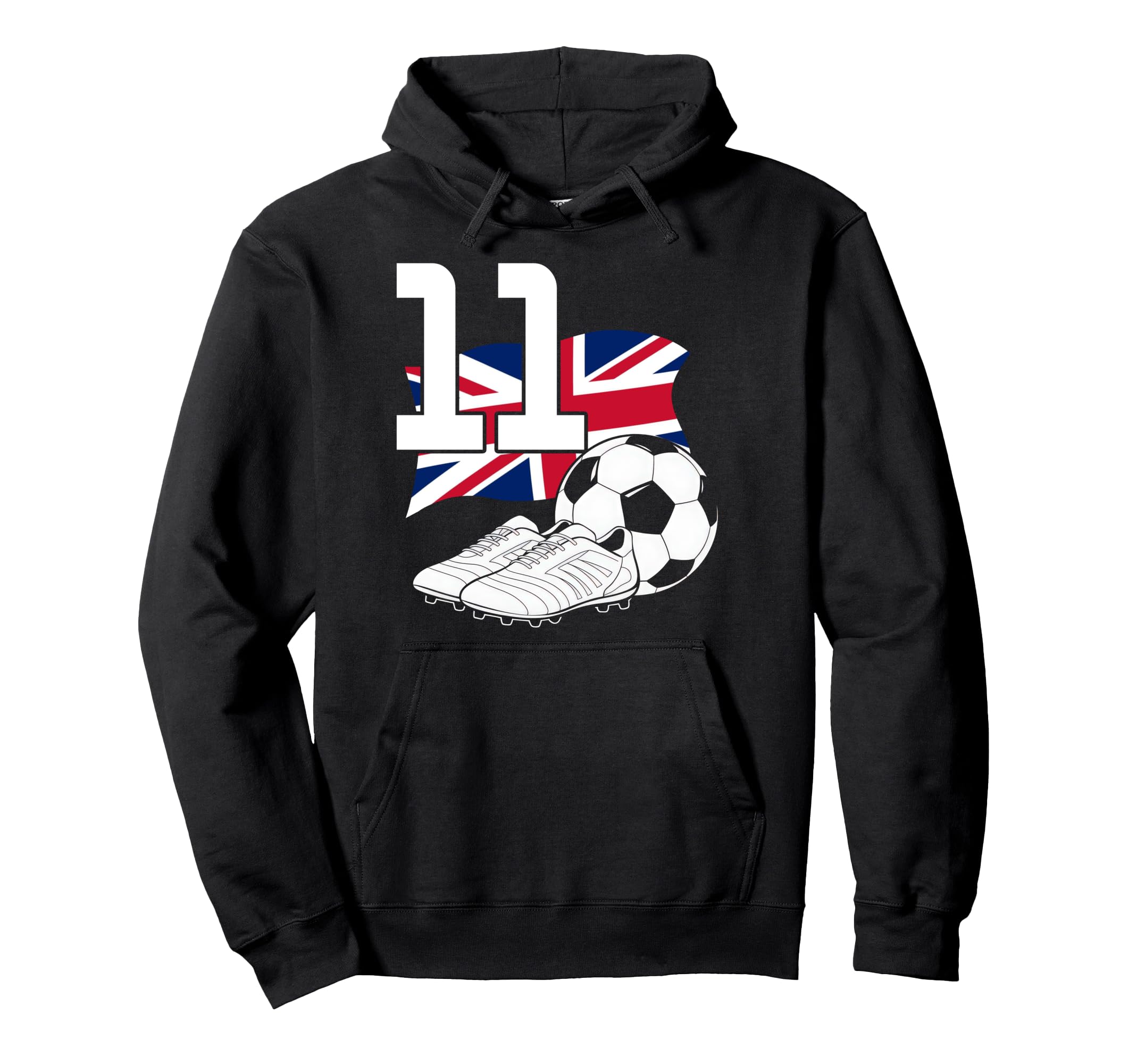 11 Soccer Birthday Gift Soccer Fan Hoodie - Trendy Graphic Men Women - T-Shirt, Sweatshirt, Hoodie