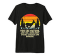 You See Nature Deer Sunset Bow Hunting T-Shirt - Novelty Apparel Men Women - T-Shirt, Sweatshirt, Hoodie