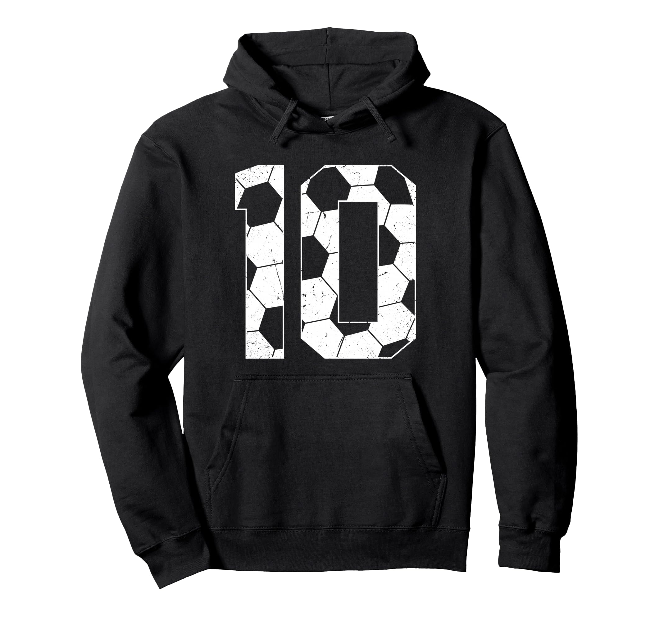10Th Birthday Soccer Player Football 10 Hoodie - Custom Art Print Unisex - T-Shirt, Sweatshirt, Hoodie