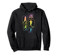 18Th Birthday Soccer Player Football 18 Hoodie - Aesthetic Graphic Unisex - T-Shirt, Sweatshirt, Hoodie