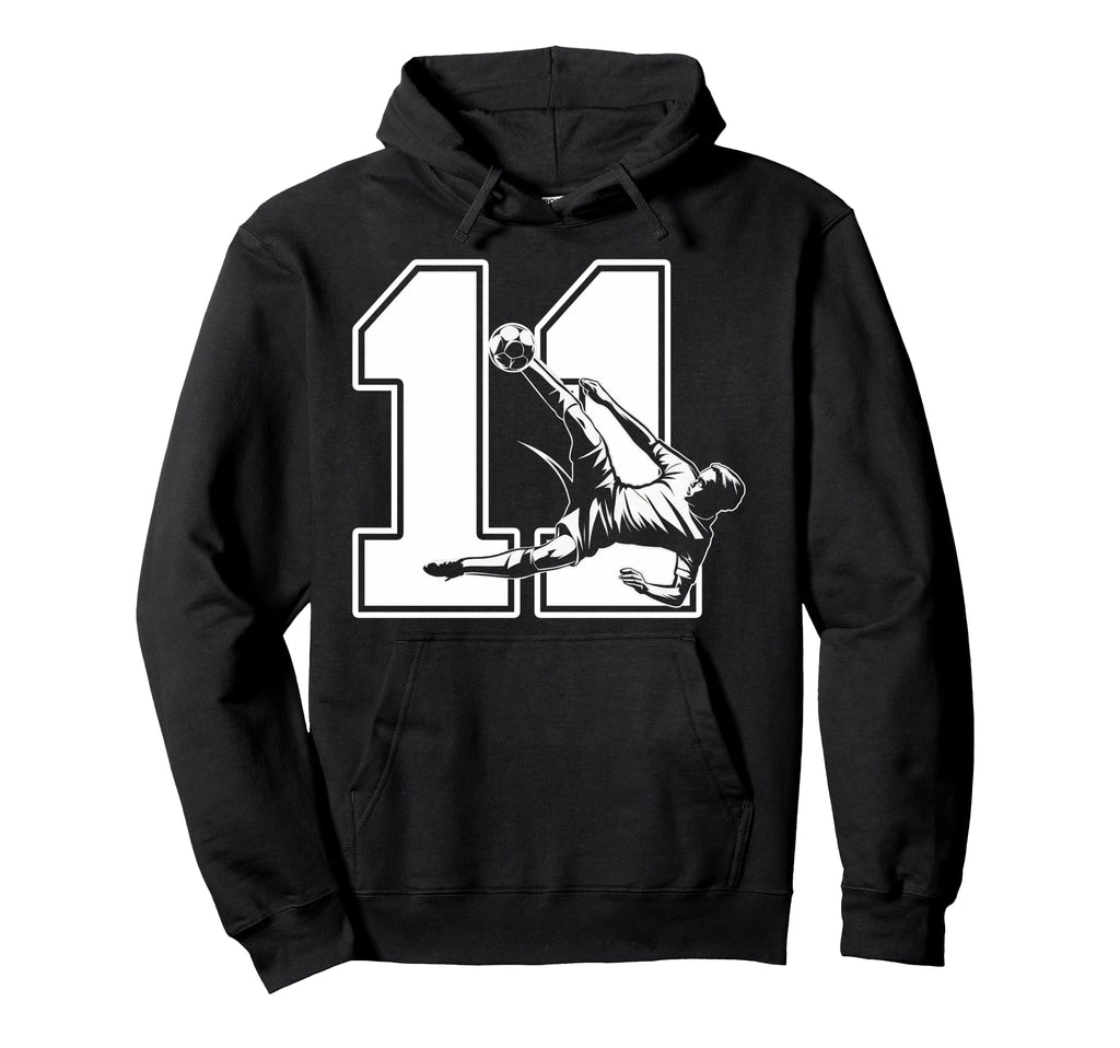11 Soccer Birthday Gift Soccer Fan Hoodie - Aesthetic Graphic for Adults - T-Shirt, Sweatshirt, Hoodie
