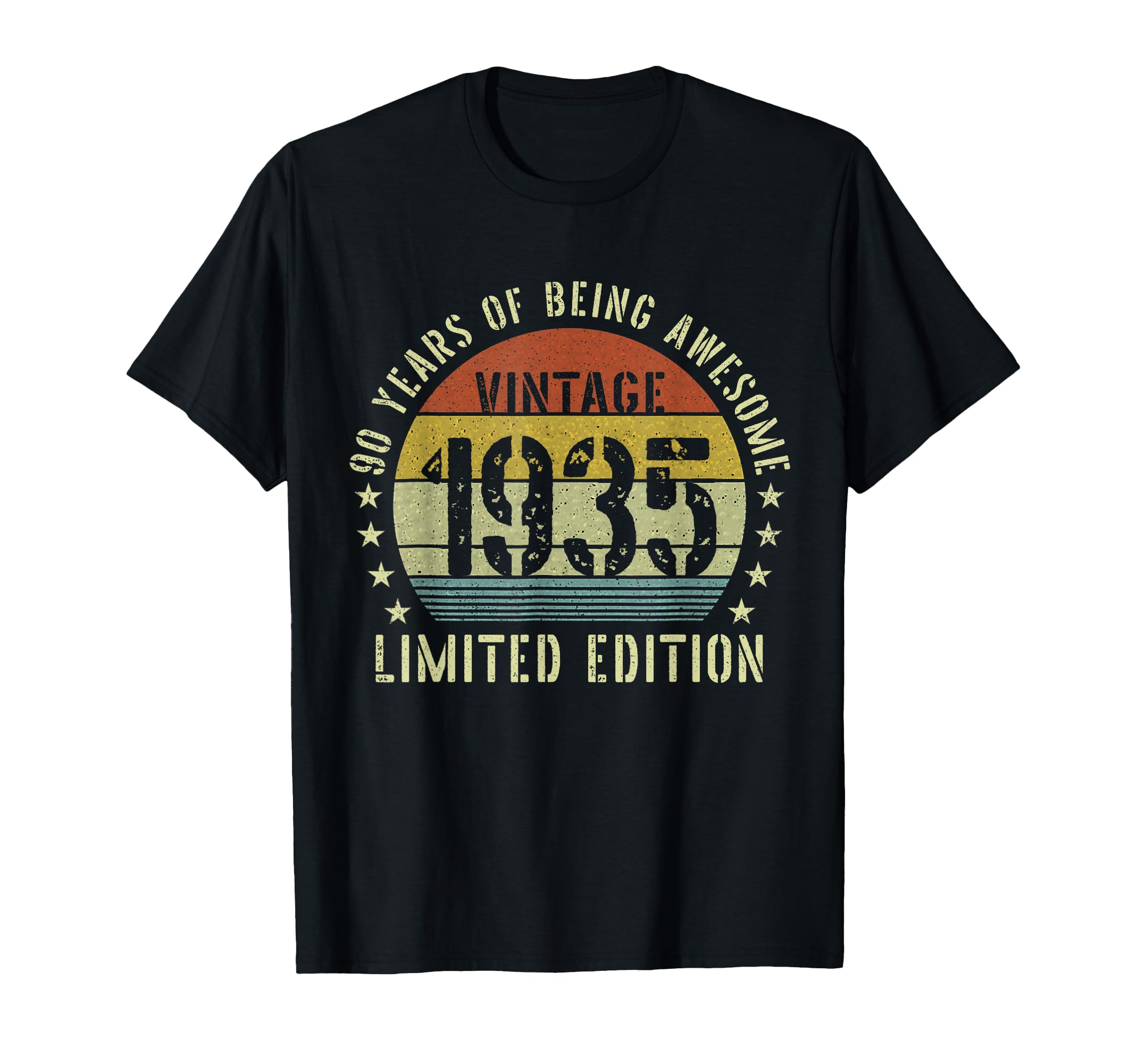 1935 90Th Birthday Gifts 90 Year Old T-Shirt - Minimalist Print Men Women - T-Shirt, Sweatshirt, Hoodie