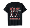 Soccer Player 17Th Birthday Football Sports T-Shirt - Graphic Print Unisex - T-Shirt, Sweatshirt, Hoodie