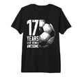 17Th Birthday Soccer Player Football T-Shirt - Aesthetic Graphic Men Women - T-Shirt, Sweatshirt, Hoodie