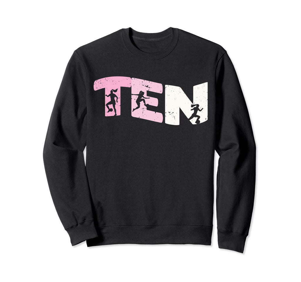 10 Year Old Soccer Birthday 10Th Sweatshirt - Minimalist Print for Adults - T-Shirt, Sweatshirt, Hoodie