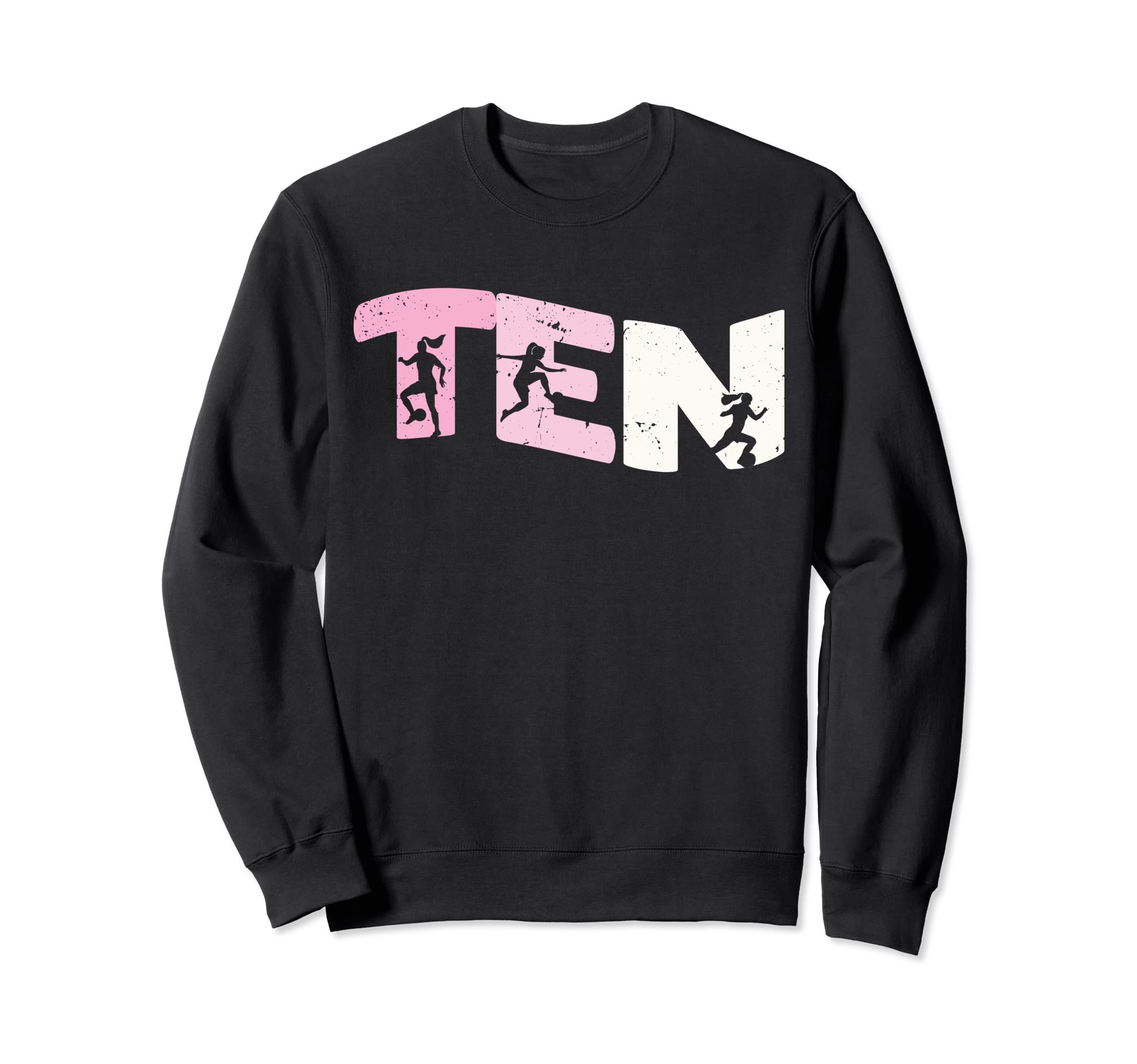 10 Year Old Soccer Birthday 10Th Sweatshirt - Minimalist Print for Adults - T-Shirt, Sweatshirt, Hoodie