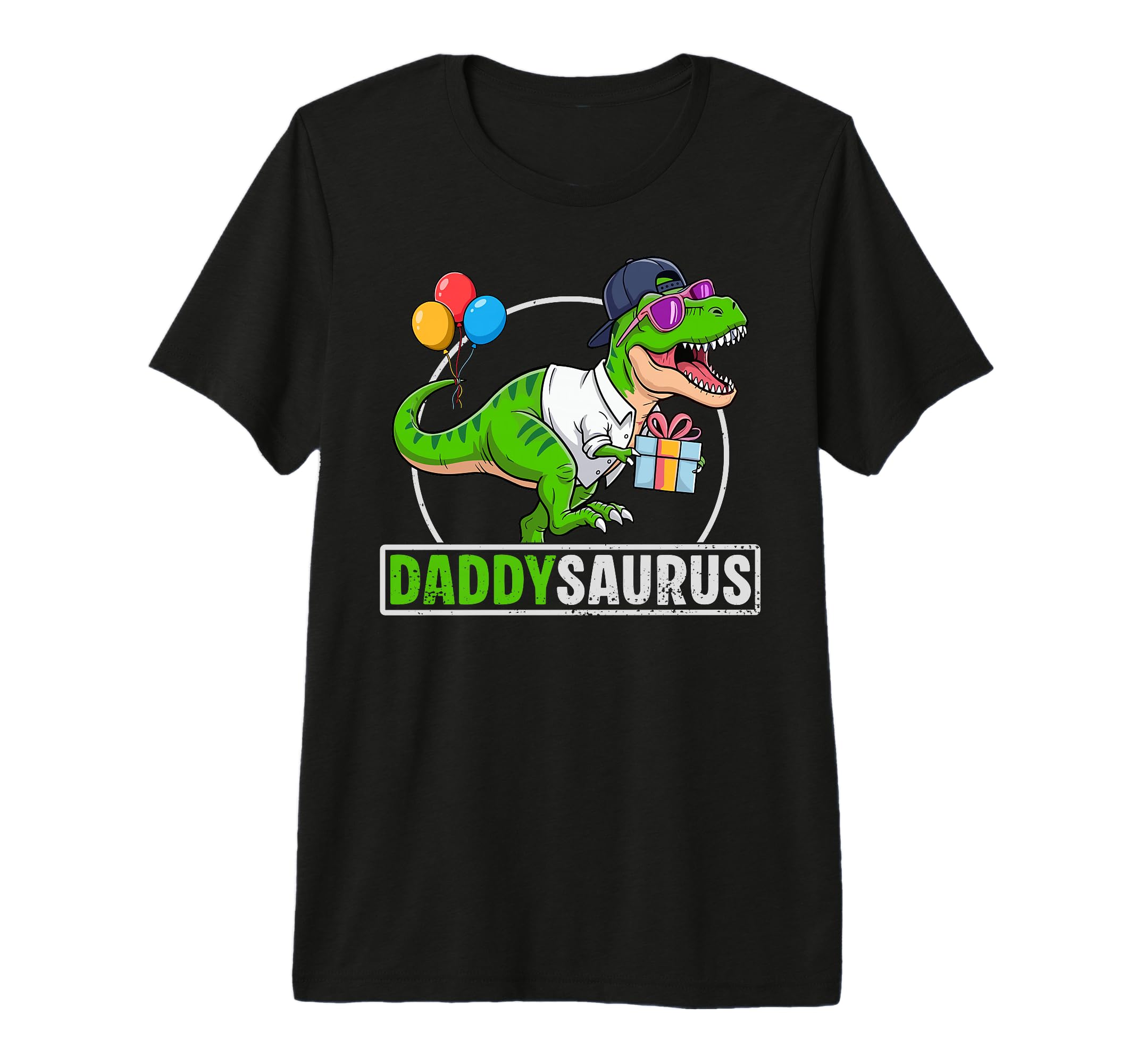 Daddysaurus T Rex Dinosaur Dad Saurus T-Shirt - Unique Graphic Unisex - T-Shirt, Sweatshirt, Hoodie