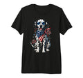 Dalmatian Dog Lovers American Flag T-Shirt - Trendy Graphic Men Women - T-Shirt, Sweatshirt, Hoodie