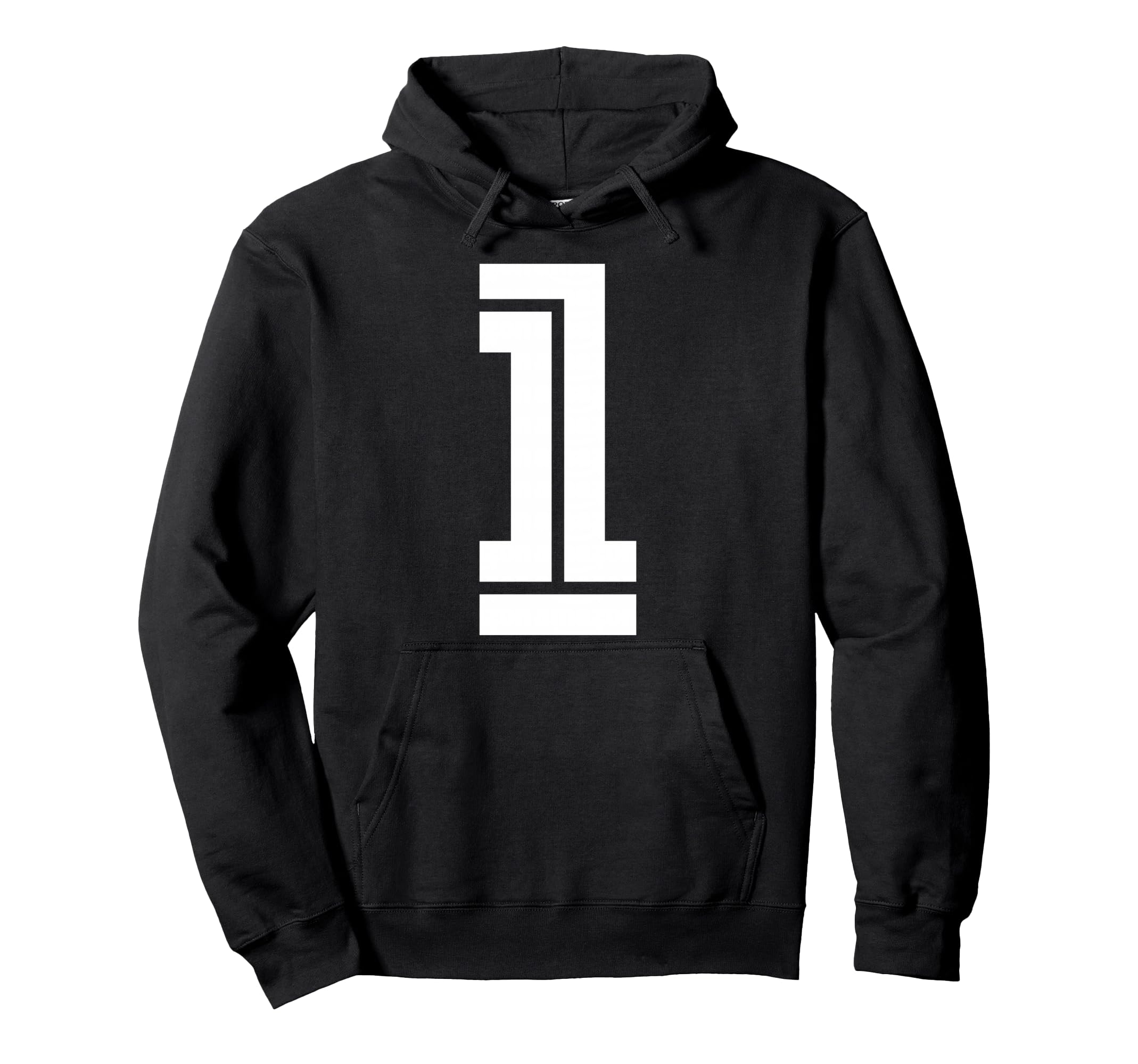 1 Sports Team Number Fan Hoodie - Fun Novelty Design Unisex - T-Shirt, Sweatshirt, Hoodie