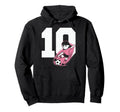 10 Soccer Birthday Gift Soccer Fan Hoodie - Trendy Graphic Men Women - T-Shirt, Sweatshirt, Hoodie