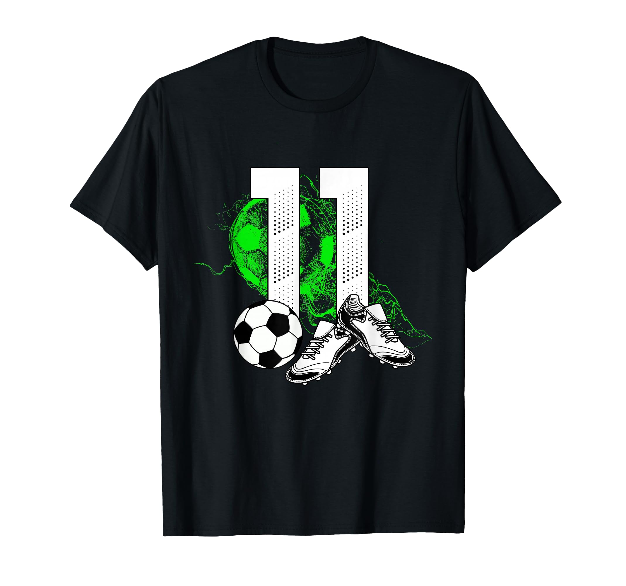 11Th Birthday Soccer Player Football T-Shirt - Streetwear Style for Adults - T-Shirt, Sweatshirt, Hoodie
