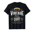 2001 Label 25Th Birthday Gift 25 Year T-Shirt - Fun Novelty Design Unisex - T-Shirt, Sweatshirt, Hoodie