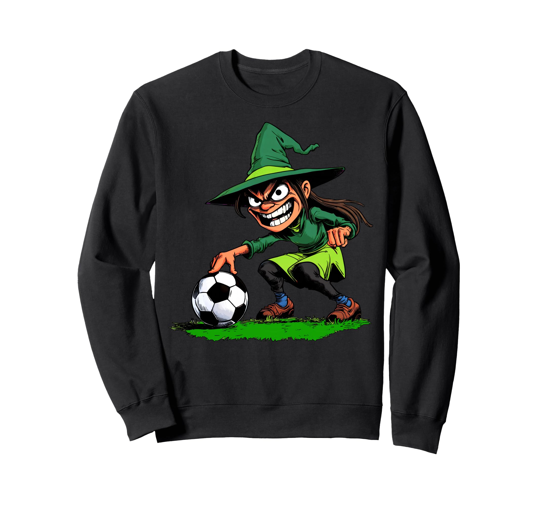 Witch Footballer Sweatshirt - Aesthetic Graphic Unisex - T-Shirt, Sweatshirt, Hoodie