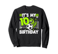 10Th Soccer Birthday Party 10 Year Sweatshirt - Custom Art Print Men Women - T-Shirt, Sweatshirt, Hoodie