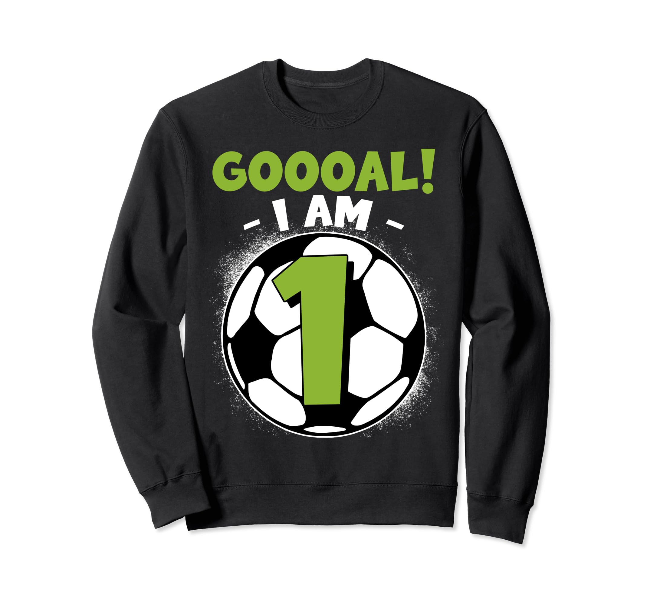 1 Year Old Birthday Soccer Themed Sweatshirt - Minimalist Print for Adults - T-Shirt, Sweatshirt, Hoodie