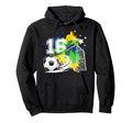 16Th Soccer Birthday Party 16 Year Old Hoodie - Unique Graphic Men Women - T-Shirt, Sweatshirt, Hoodie