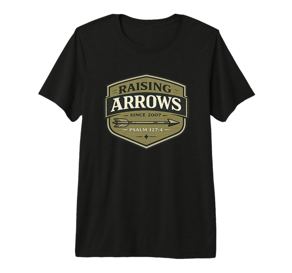 Mens Raising Arrows Since 2007 Psalm T-Shirt - Custom Art Print Men Women - T-Shirt, Sweatshirt, Hoodie
