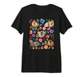 Guinea Pig Owner Flowers Guinea T-Shirt - Fun Novelty Design for Adults - T-Shirt, Sweatshirt, Hoodie