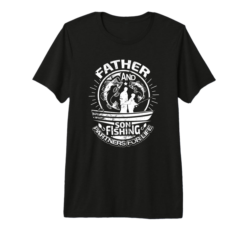 Father And Son Fishing Partners T-Shirt - Casual Everyday Wear Men Women - T-Shirt, Sweatshirt, Hoodie