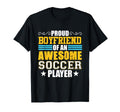 Boyfriend Soccer Player Sports T-Shirt - Casual Everyday Wear for Adults - T-Shirt, Sweatshirt, Hoodie