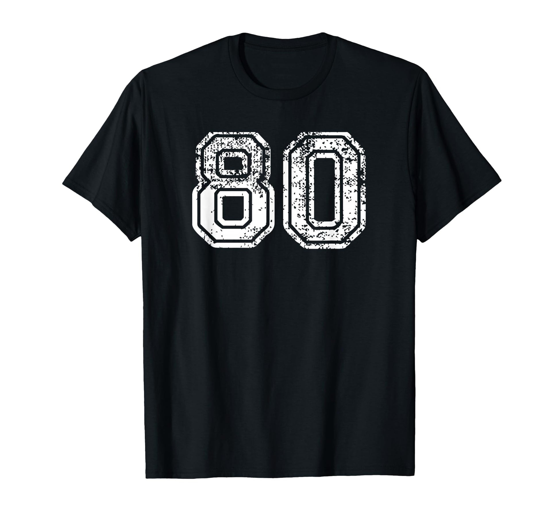 Number 80 Baseball Football Soccer T-Shirt - Custom Art Print Men Women - T-Shirt, Sweatshirt, Hoodie