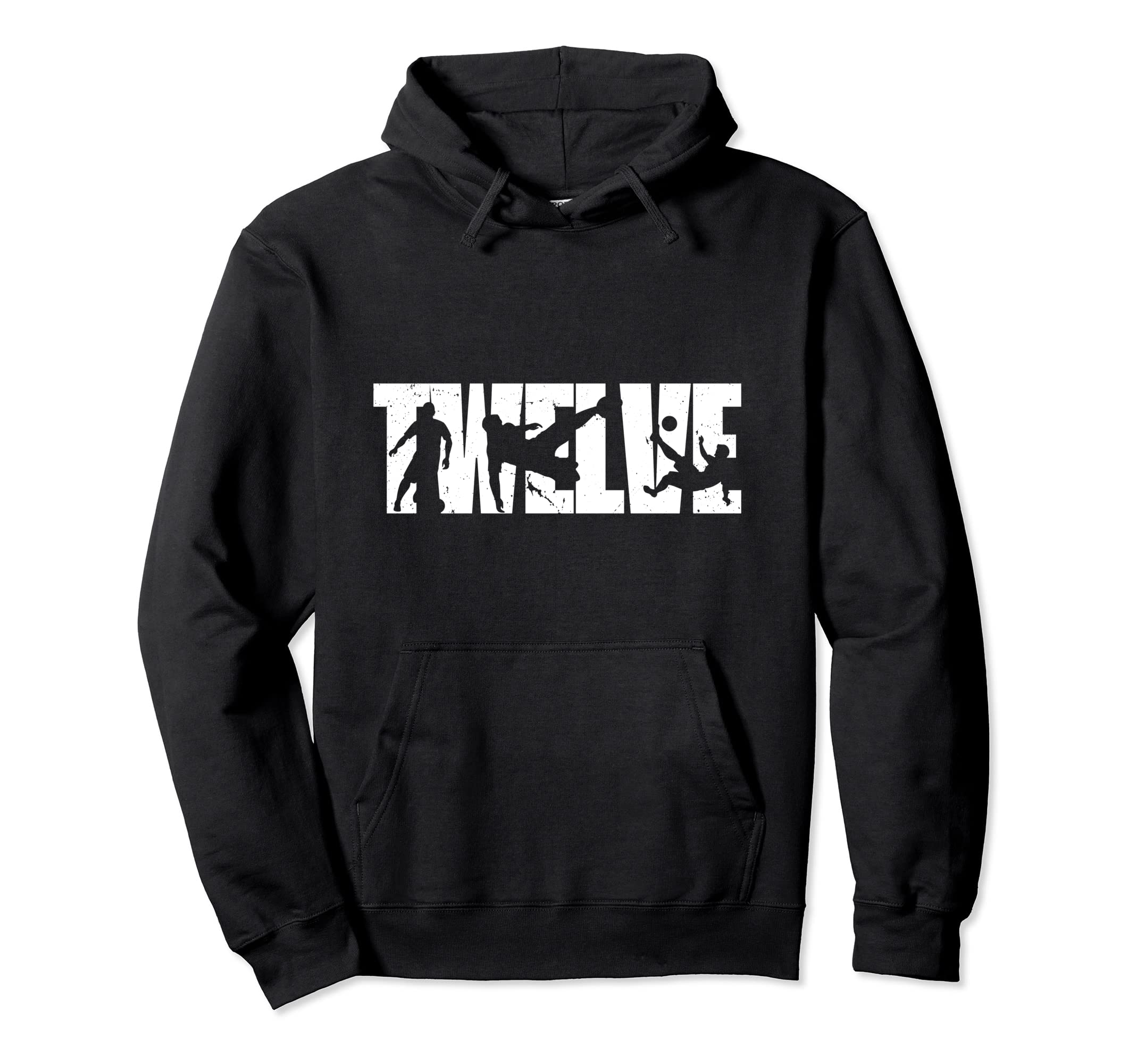 12Th Birthday Soccer 12 Years Old Hoodie - Streetwear Style Unisex - T-Shirt, Sweatshirt, Hoodie