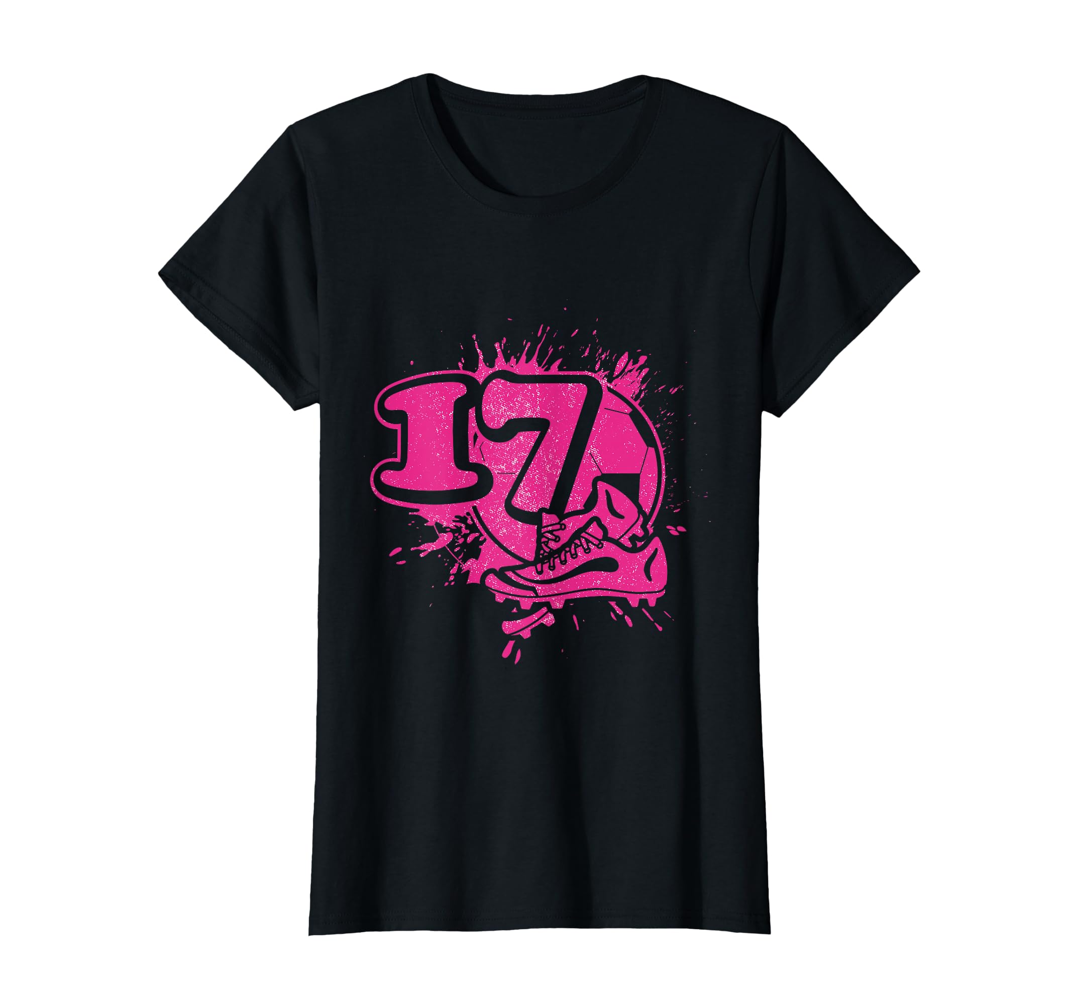 17Th Birthday Soccer Player Football T-Shirt - Novelty Apparel Men Women - T-Shirt, Sweatshirt, Hoodie