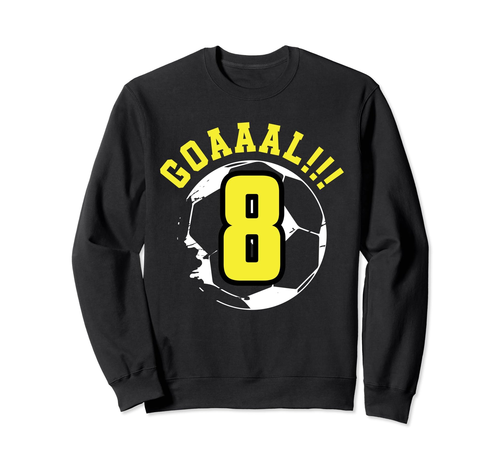 8Th Birthday 8 Years Soccer Sweatshirt - Novelty Apparel Men Women - T-Shirt, Sweatshirt, Hoodie