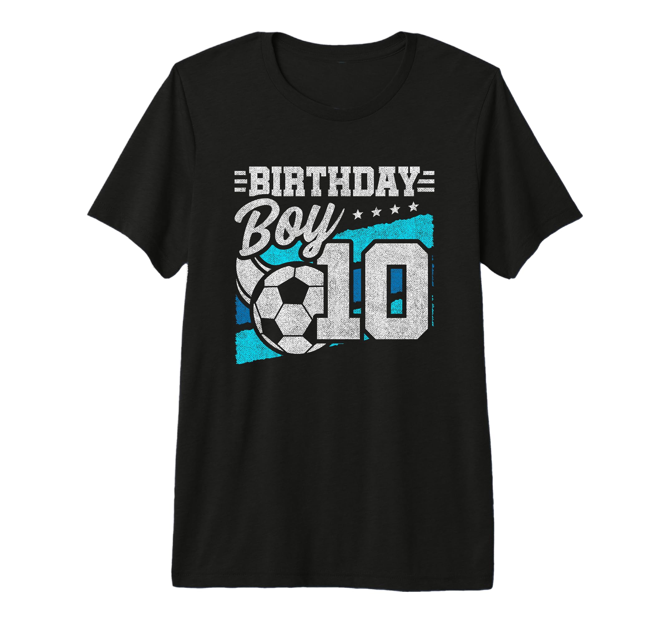 10Th Birthday Soccer Party 10 Year Old T-Shirt - Aesthetic Graphic Unisex - T-Shirt, Sweatshirt, Hoodie