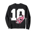 10 Soccer Birthday Gift Soccer Fan Sweatshirt - Minimalist Print Men Women - T-Shirt, Sweatshirt, Hoodie