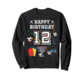 12 Birthday 12 Years Soccer Jersey Sweatshirt - Unique Graphic for Adults - T-Shirt, Sweatshirt, Hoodie