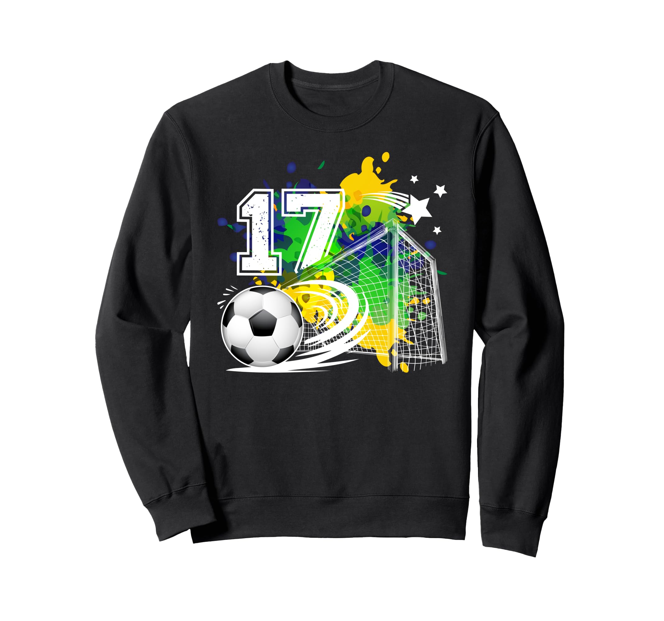 17Th Soccer Birthday Party 17 Year Old Sweatshirt - Novelty Apparel Unisex - T-Shirt, Sweatshirt, Hoodie