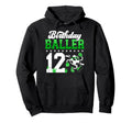 12Th Soccer Birthday Party Twelve Year Hoodie - Streetwear Style Unisex - T-Shirt, Sweatshirt, Hoodie