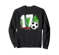 17Th Birthday Party Soccer 17 Year Old Sweatshirt - Unique Graphic Unisex - T-Shirt, Sweatshirt, Hoodie