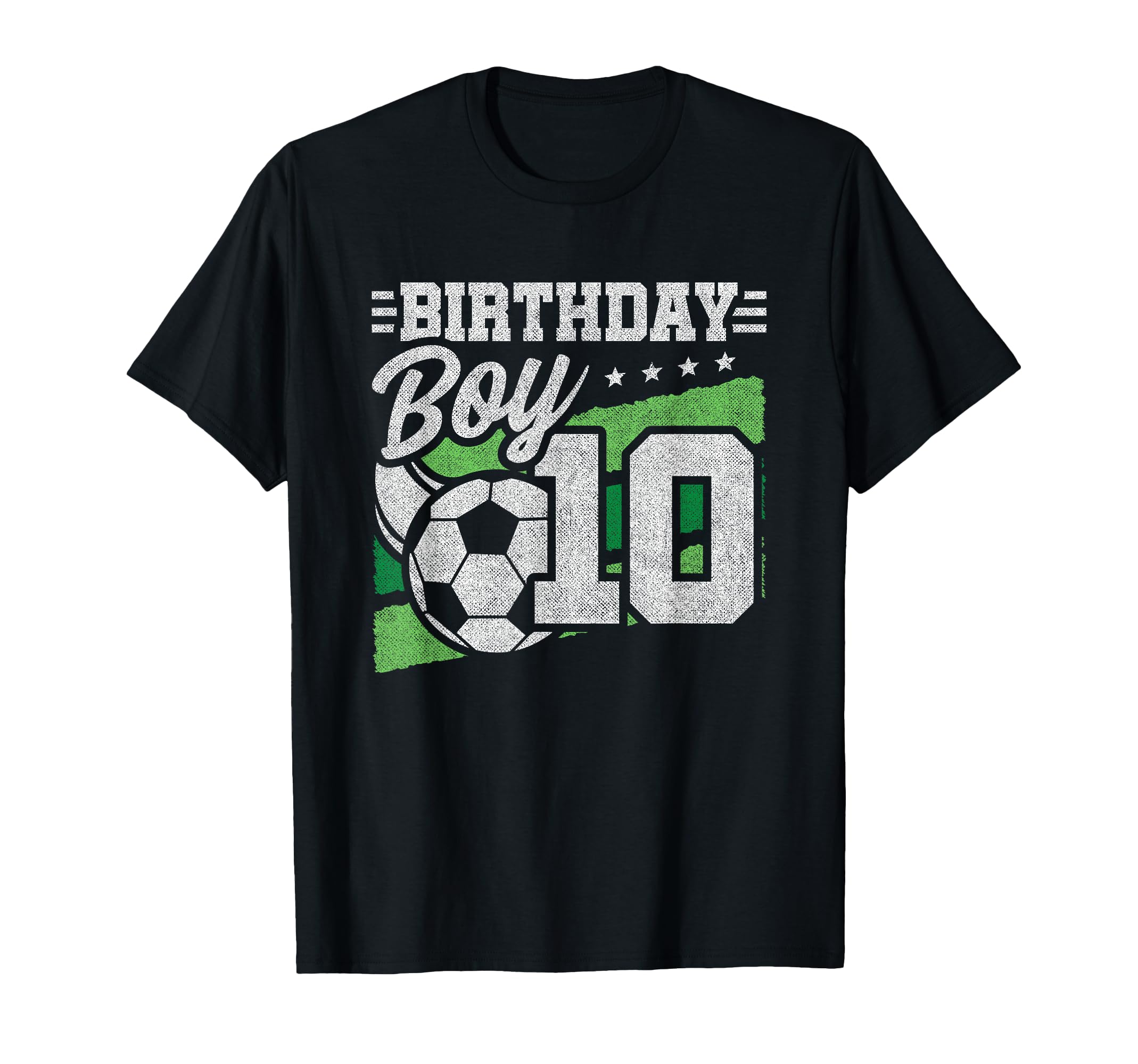 10 Year Old Birthday Soccer Party 10Th T-Shirt - Unique Graphic for Adults - T-Shirt, Sweatshirt, Hoodie