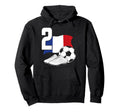 2 Soccer Birthday Gift Soccer Fan Sports Hoodie - Minimalist Print Unisex - T-Shirt, Sweatshirt, Hoodie