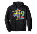 12 Soccer Birthday Gift Soccer Fan Hoodie - Custom Art Print Men Women - T-Shirt, Sweatshirt, Hoodie