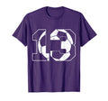13Th Birthday Soccer Player Football 13 T-Shirt - Graphic Print Men Women - T-Shirt, Sweatshirt, Hoodie