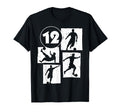 12Th Birthday Soccer Player Football 12 T-Shirt - Graphic Print Men Women - T-Shirt, Sweatshirt, Hoodie