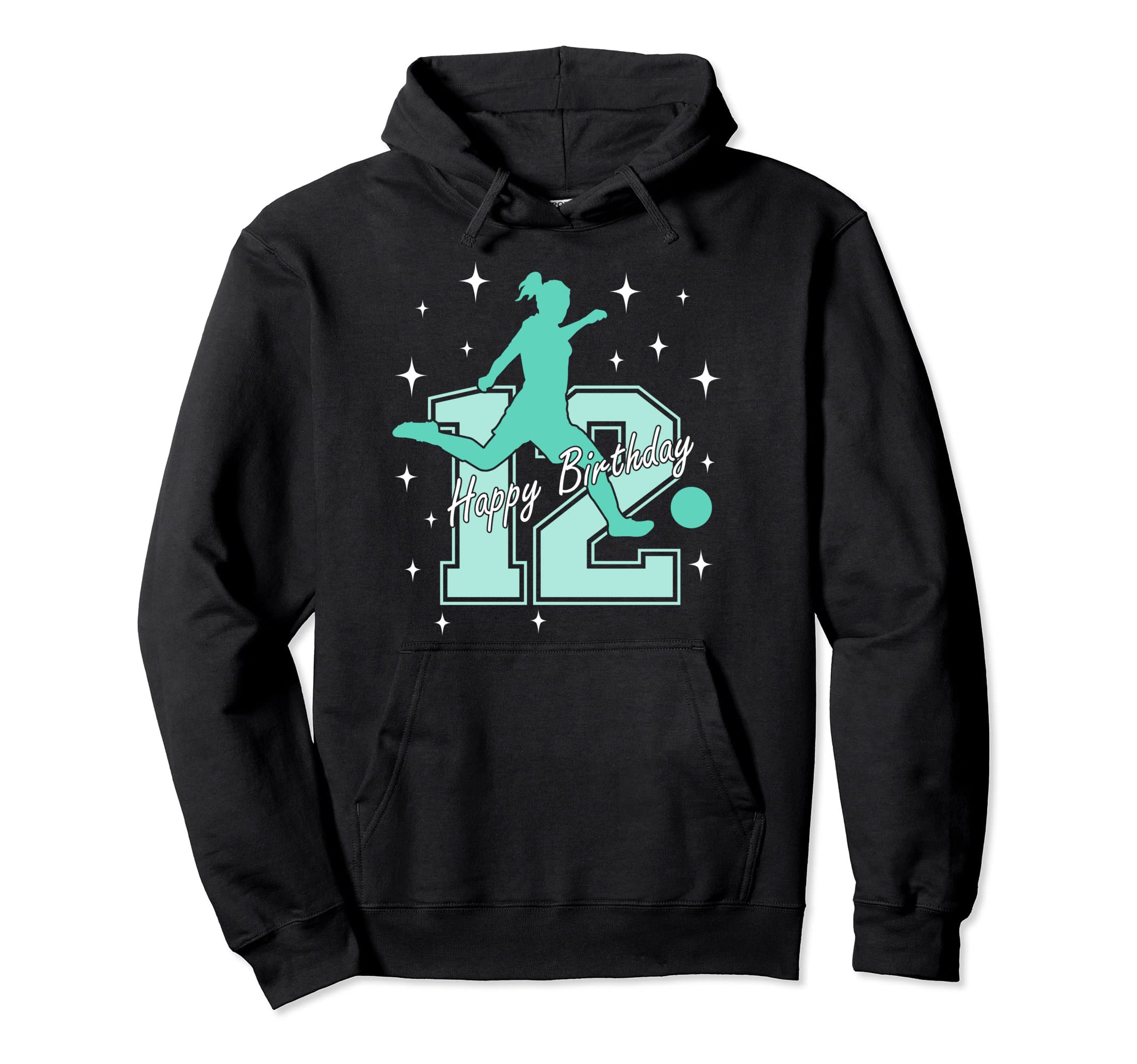 12Th Birthday Soccer Playing Hoodie - Unique Graphic for Adults - T-Shirt, Sweatshirt, Hoodie