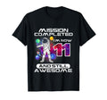 11Th Birthday Astronaut Space T-Shirt - Casual Everyday Wear Men Women - T-Shirt, Sweatshirt, Hoodie