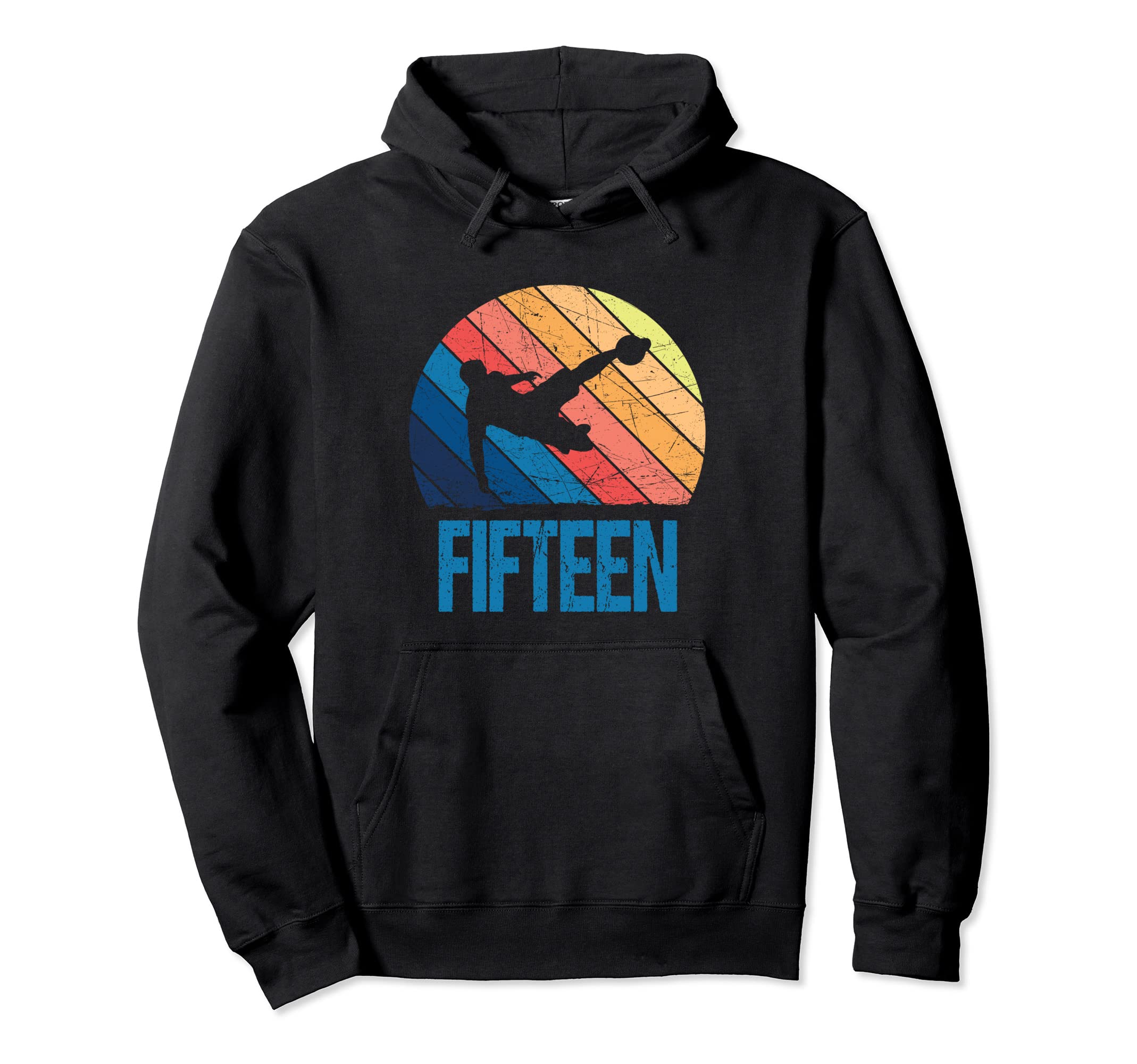15Th Birthday Soccer 15 Years Old Hoodie - Casual Everyday Wear Unisex - T-Shirt, Sweatshirt, Hoodie