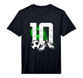 10Th Birthday Soccer Player Football 10 T-Shirt - Streetwear Style Unisex - T-Shirt, Sweatshirt, Hoodie