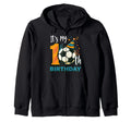 10Th Birthday Soccer Birthday Party Hoodie - Minimalist Print Men Women - T-Shirt, Sweatshirt, Hoodie