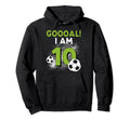 10Th Birthday Soccer Theme 10Year Old B Hoodie - Unique Graphic for Adults - T-Shirt, Sweatshirt, Hoodie