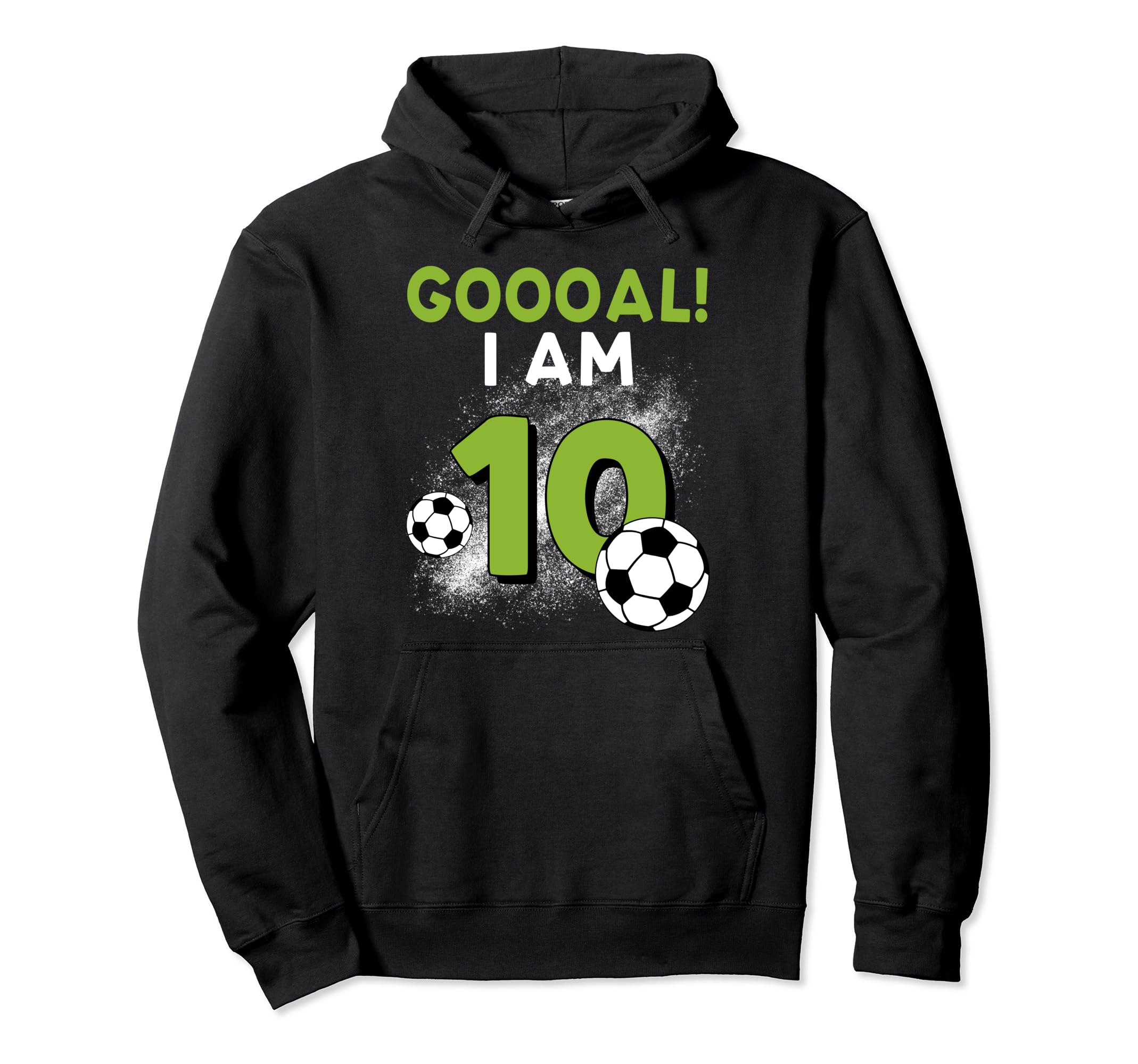 10Th Birthday Soccer Theme 10Year Old B Hoodie - Unique Graphic for Adults - T-Shirt, Sweatshirt, Hoodie