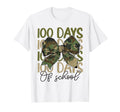 100 Days School Camo Coquette Bow Pencil T-Shirt - Unique Graphic Unisex - T-Shirt, Sweatshirt, Hoodie