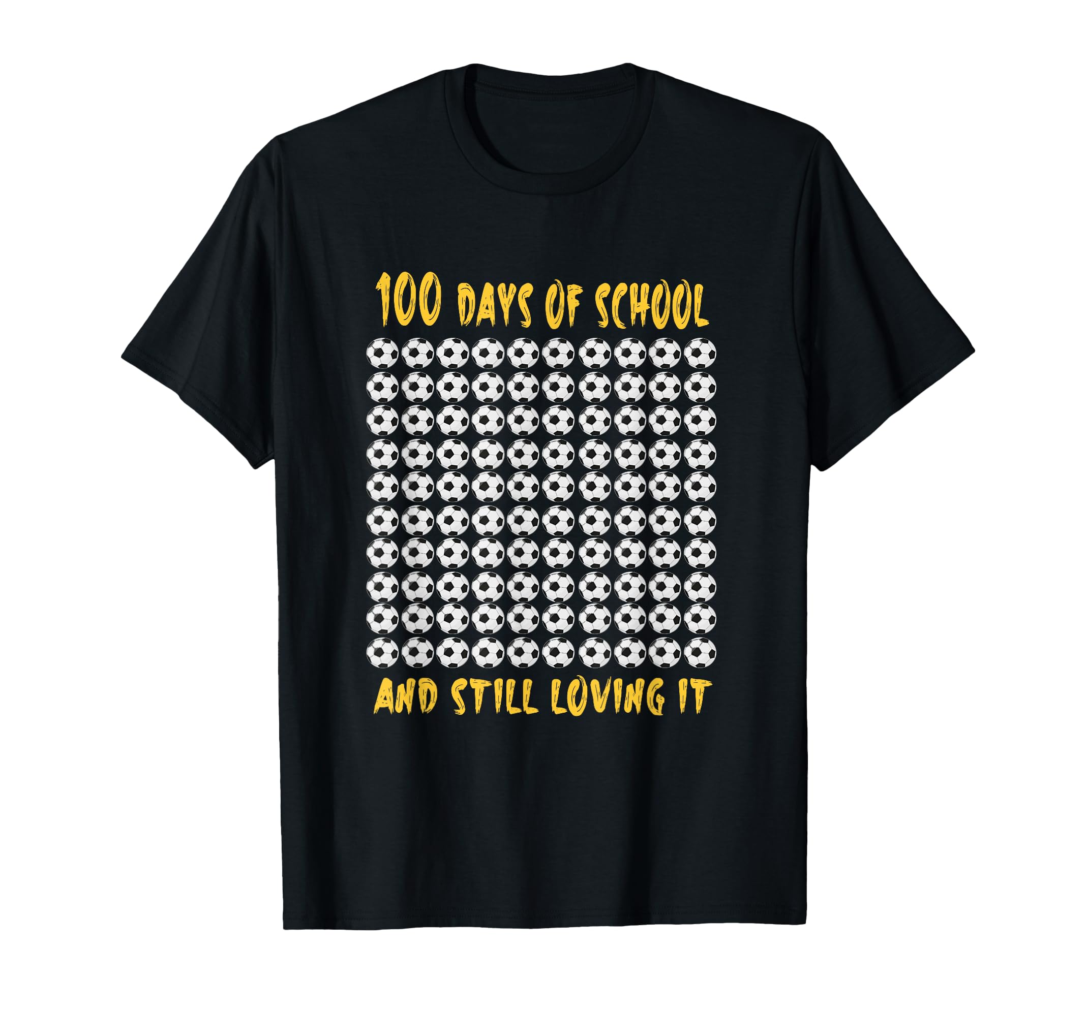 100Th Day School Outfit Who Love Soccer T-Shirt - Minimalist Print Unisex - T-Shirt, Sweatshirt, Hoodie